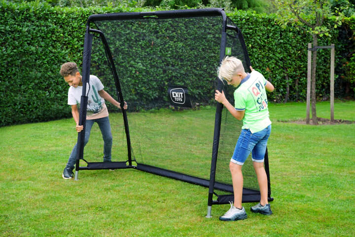 EXIT TOYS Stählernes Fußballtor Coppa mit Torwand